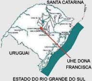 Foto: Mapa Dona Francisca