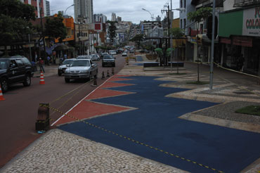 Avenida Brasil em Foz do Iguau