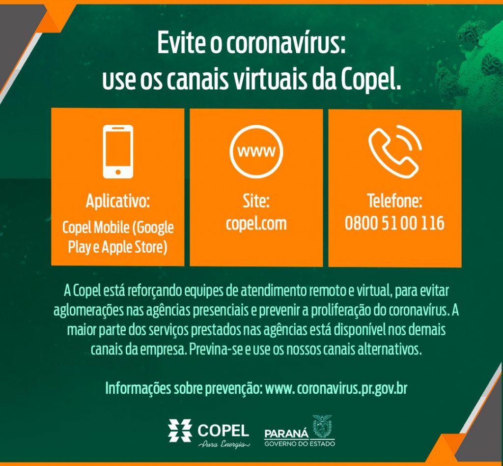 Canais virtuais da Copel